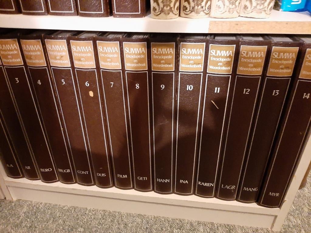 Encyclopedie Summa - Complete serie van 21 delen, Boeken, Encyclopedieën, Ophalen, Zo goed als nieuw, Algemeen, Complete serie