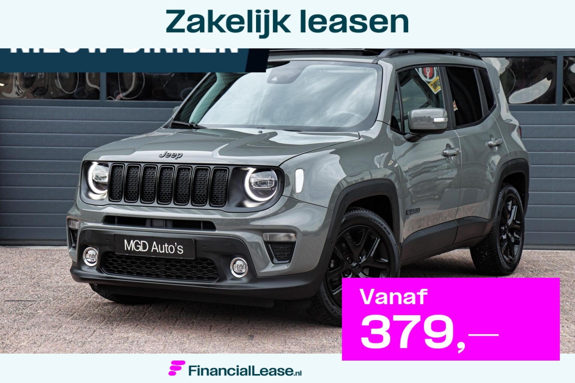 Jeep Renegade 1.3T Limited |LED|PANO|CARPLAY|CAMERA|KEYLESS|, Gebruikt, Bedrijf, SUV of Terreinwagen, Benzine