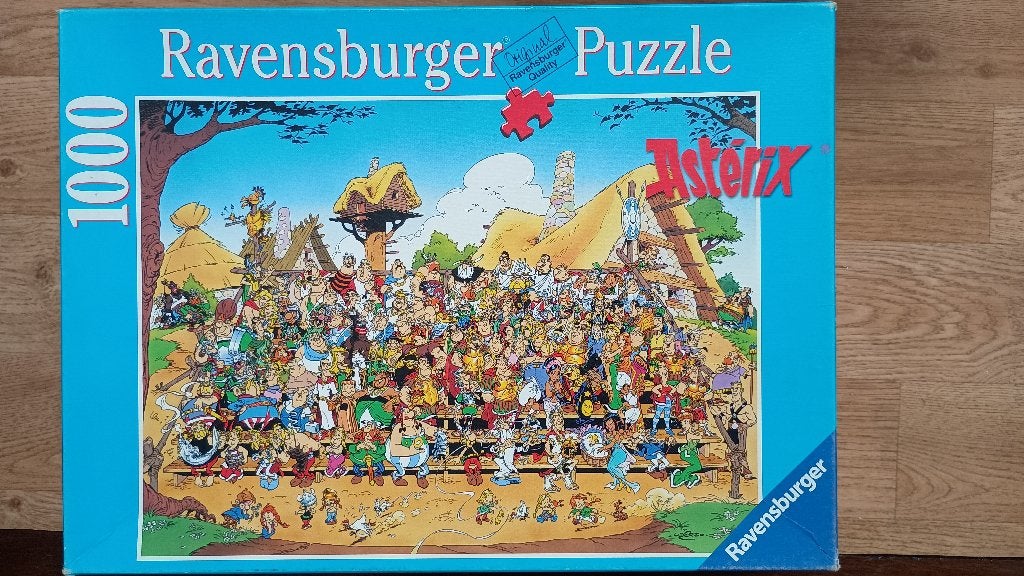 Puzzle Asterix Ravensburger 1000 stukjes compleet, Hobby en Vrije tijd, Ophalen of Verzenden, 500 t/m 1500 stukjes, Gebruikt, Legpuzzel