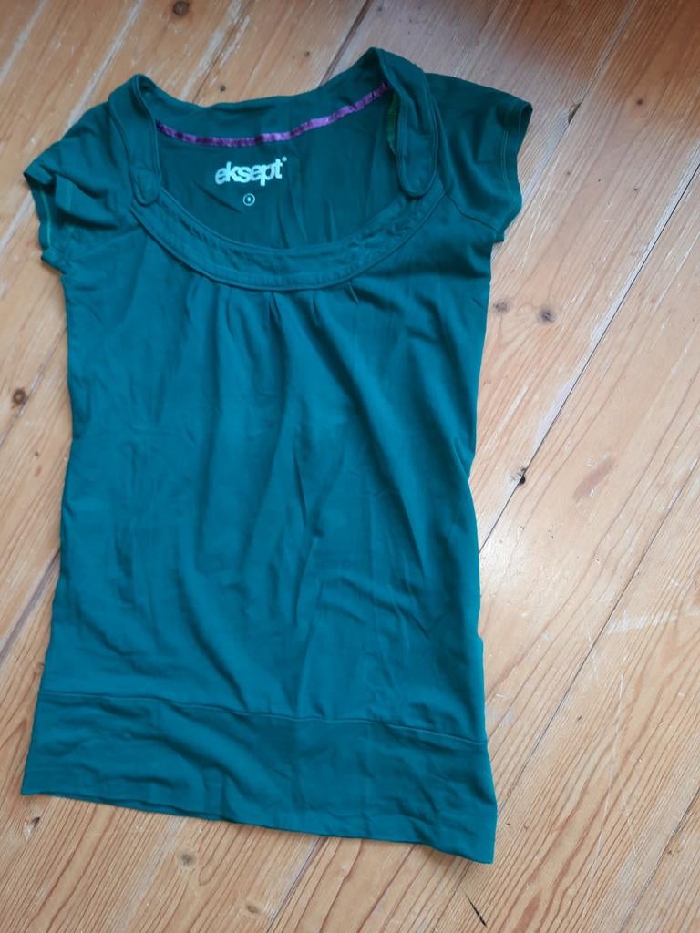 Zgan petrol kleurig shirt maat s van Eksept, Maat 38/40 (M), Blauw, Ophalen of Verzenden, Zo goed als nieuw
