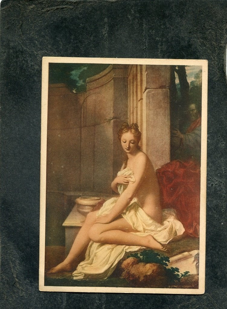 Ansicht J.B. Santerre - Suzanne au bain, Verzenden, 1980 tot heden, Ongelopen