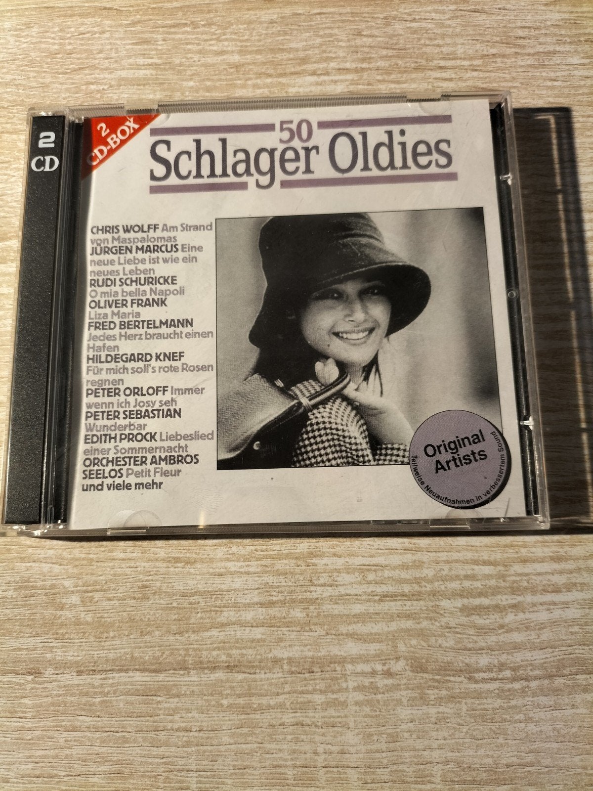 50 schlager oldies 2 cd set, Ophalen of Verzenden, Schlager