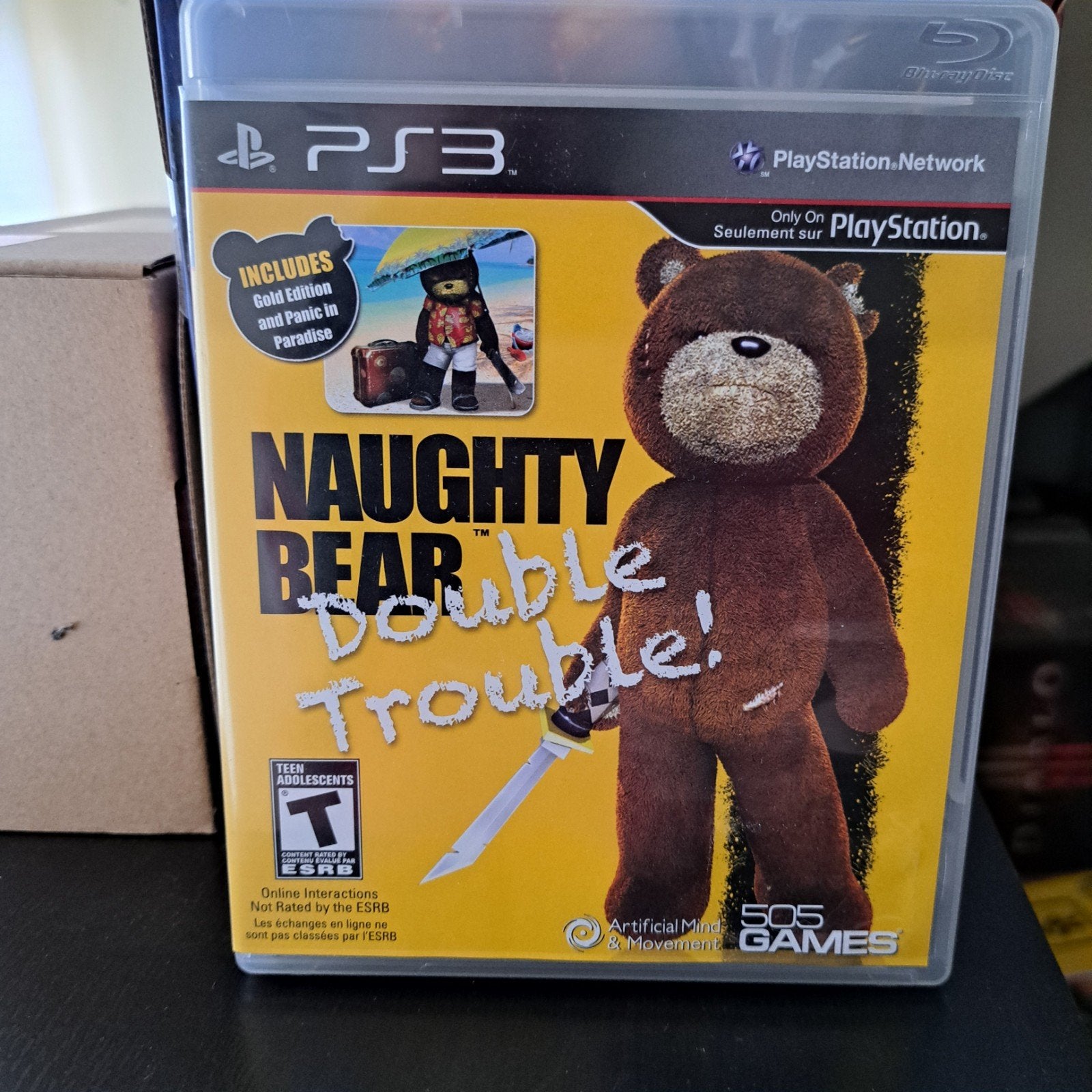 Naughty Bear Double Trouble! PS3 - Actie/Avontuur, Avontuur en Actie, 1 speler, Ophalen of Verzenden, Zo goed als nieuw