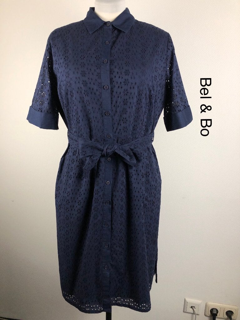 Bel & Bo Jurk  (mt: 42/44) 19,3/8928, Kleding | Dames, Blauw, Bel & Bo, Maat 42/44 (L), Ophalen of Verzenden