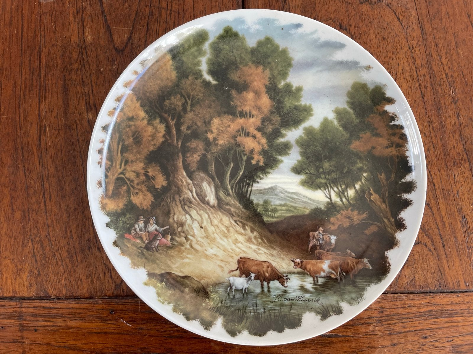 Decoratieve wandbord Royal Schwabap - J.C. van Hunnik, Ophalen of Verzenden