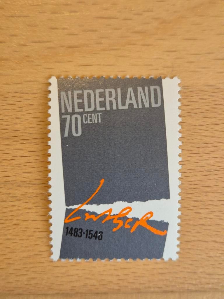 Nederland 1983 Maarten Luther, Postzegels en Munten, Ophalen of Verzenden, Na 1940, Postfris