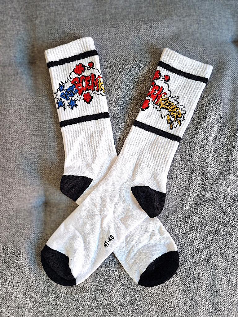 Heren sokken Patsboemkledder maat 41-46, Kleding | Heren, Sokken en Kousen, Patsboemkledder, Verzenden, Wit, Nieuw