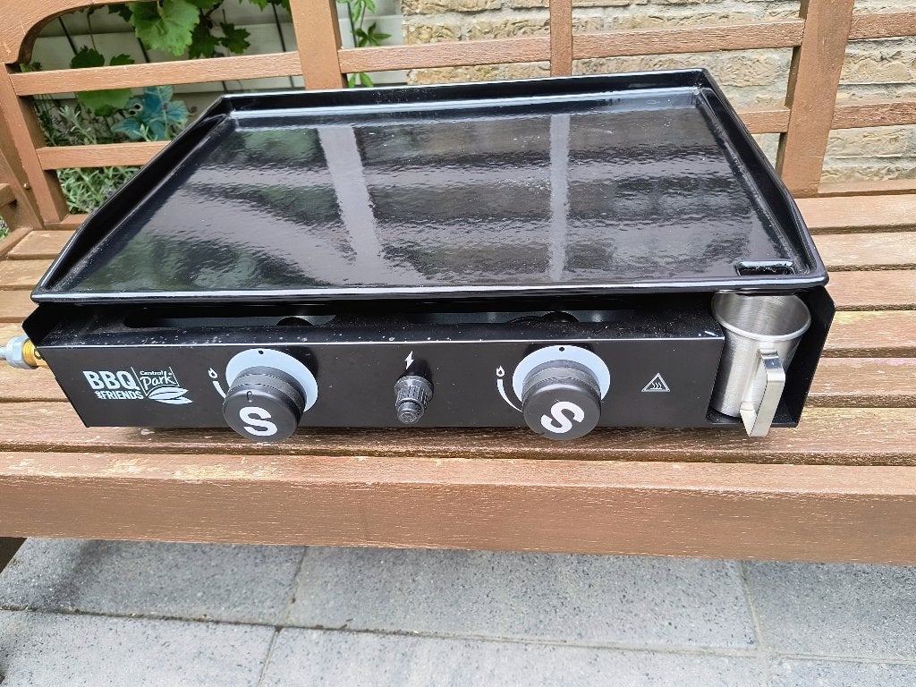 Central Park Gasbarbeque  BBQ @ Friends Plancha 5,3kW, Ophalen, Zo goed als nieuw, Central Park