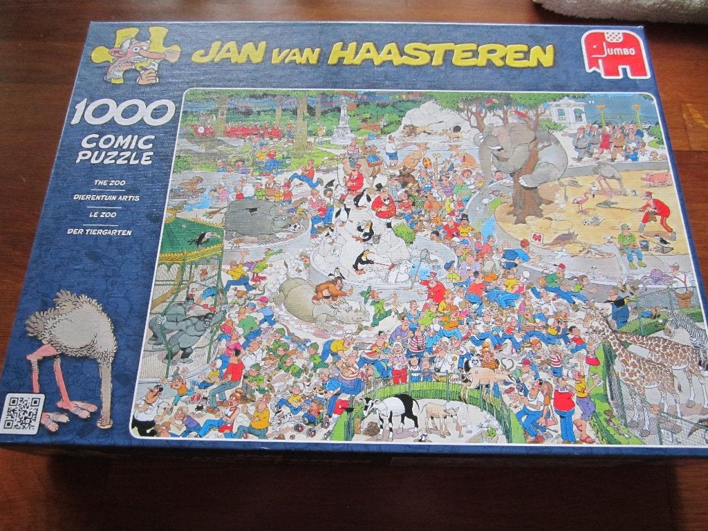 Jan van Haasteren., Ophalen, 500 t/m 1500 stukjes, Zo goed als nieuw, Legpuzzel
