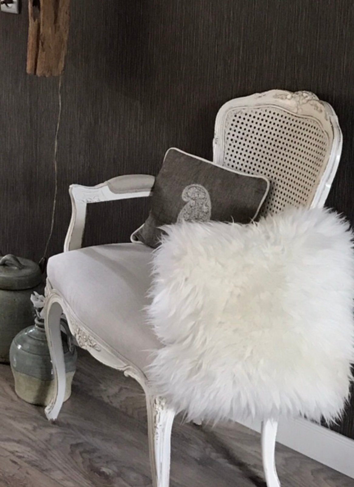 Stoel armleuning Landelijke/ brocante  2 stuks., Ophalen