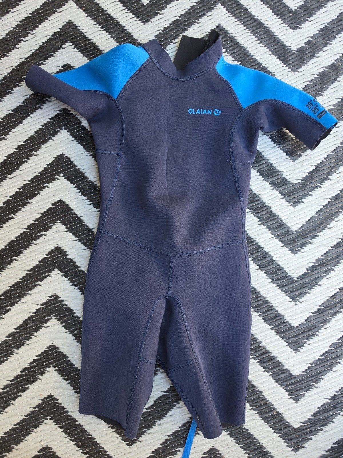 OLAIAN Wetsuit voor kinderen - Blauw - 8/9 jaar, Ophalen, Zo goed als nieuw, Kind, Wetsuit