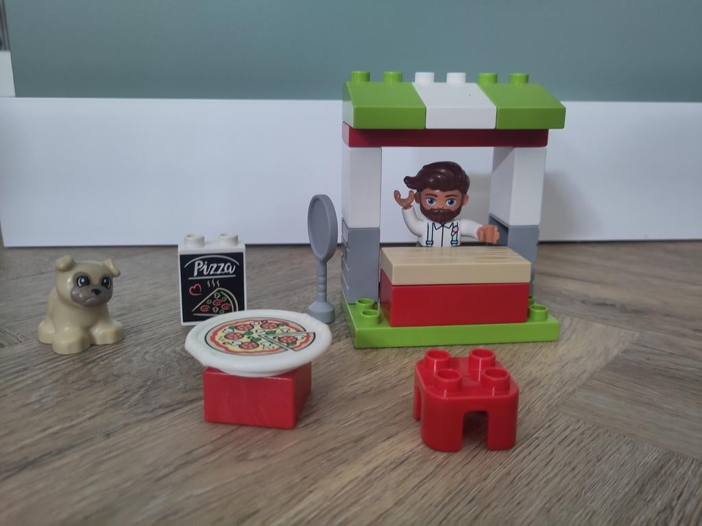 Lego Duplo 10927 Pizzakram, Kinderen en Baby's, Speelgoed | Duplo en Lego, Ophalen of Verzenden, Zo goed als nieuw, Duplo