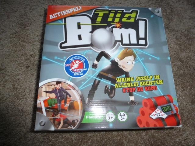 NIEUW spel DE TIJDBOM, Hobby en Vrije tijd, Gezelschapsspellen | Overige, Een of twee spelers, Ophalen of Verzenden, Nieuw, Identity Games