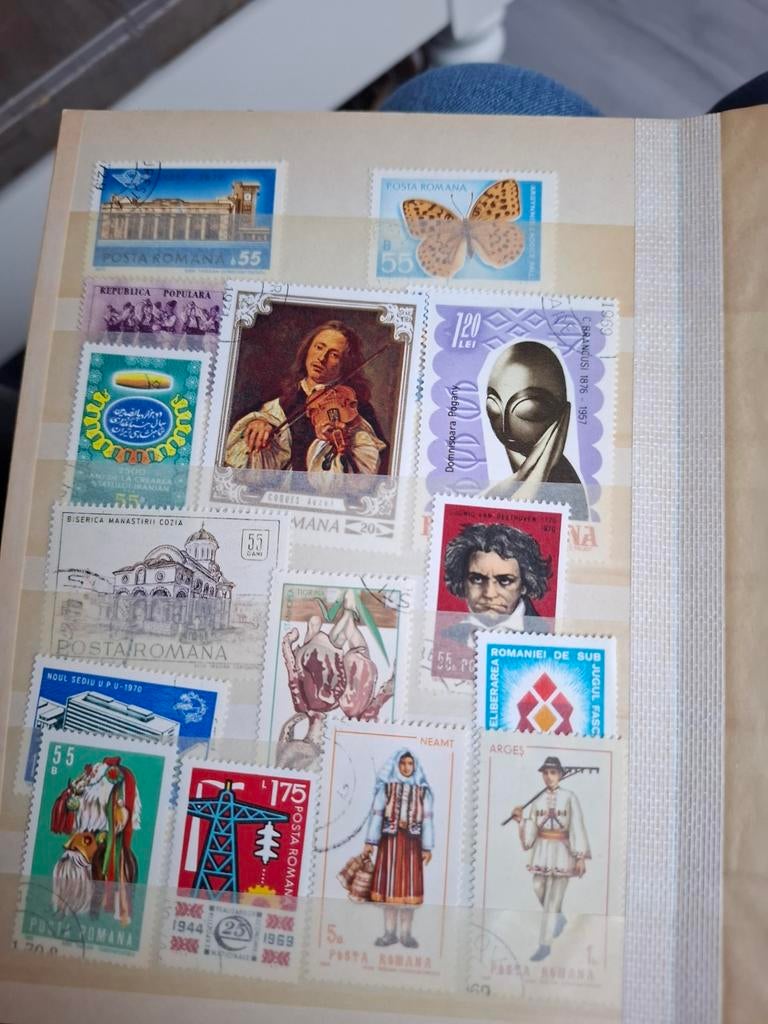 Diverse postzegelcollectie: Roemenië, Noorwegen, Antillen, Postzegels en Munten, Postzegels | Volle albums en Verzamelingen, Ophalen of Verzenden