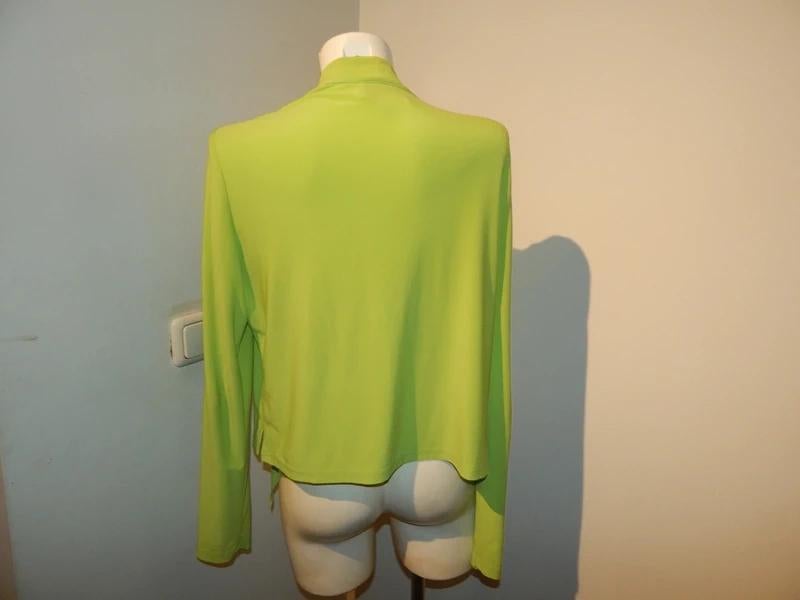 Joseph Ribkoff lime groen stretch vest voilants voorkant M, Kleding | Dames, Truien en Vesten, Maat 38/40 (M), Verzenden, Joseph Ribkoff