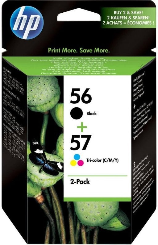 HP 56 Zwart & 57 Kleur Cartridges, Ophalen, Nieuw, Cartridge, HP