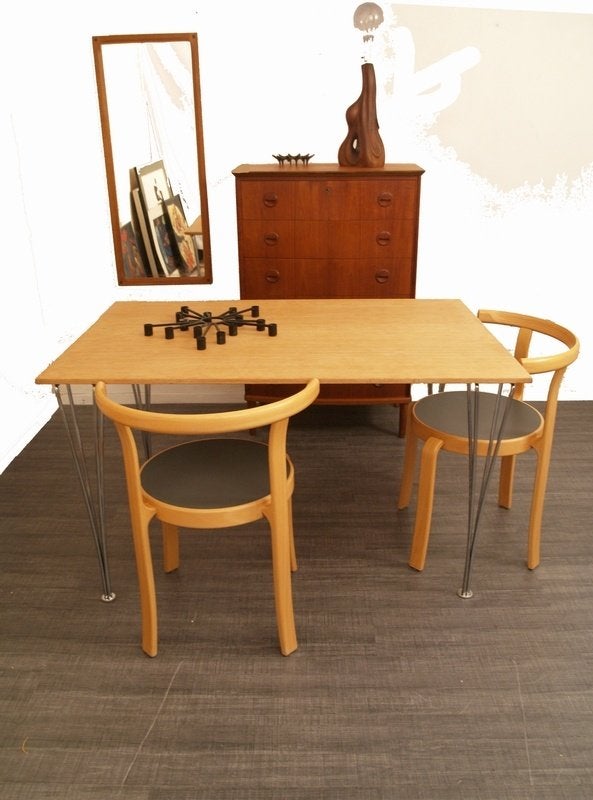 Fritz Hansen Piet Hein en Bruno Mathsson design tafel, Ophalen
