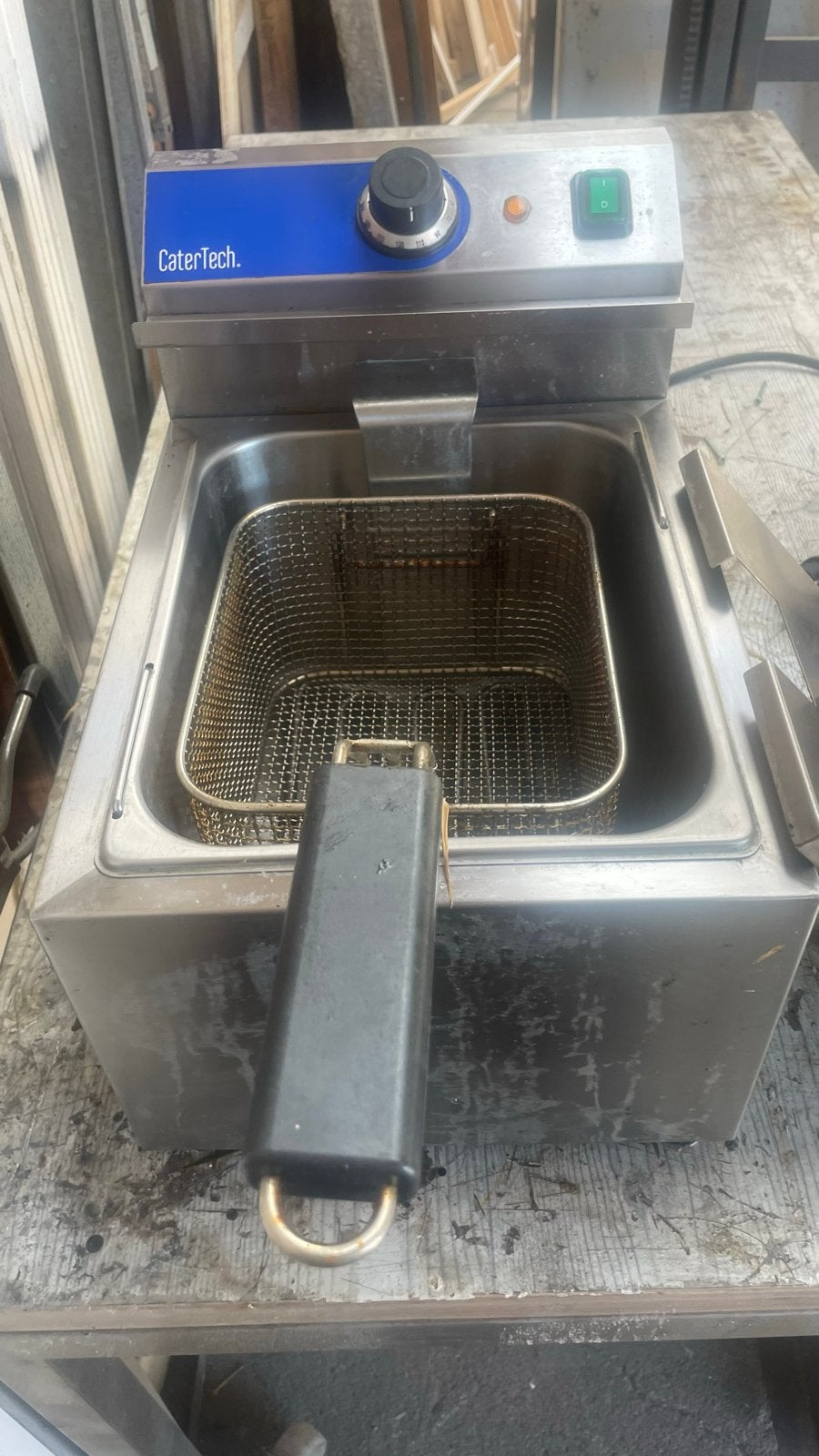 Catertech originele friteuse - Gebruikt, prima staat, Ophalen, Gebruikt, Fornuis, Frituur en Grillen