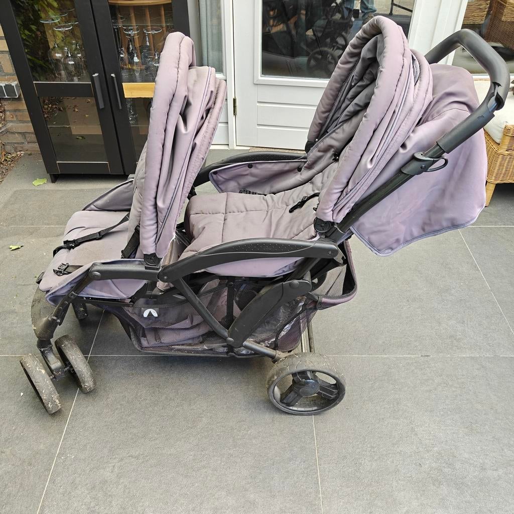 Topmark duowagen voor twee kinderen - GRATIS, Gebruikt, Duowagen, Ophalen, Kinderwagen