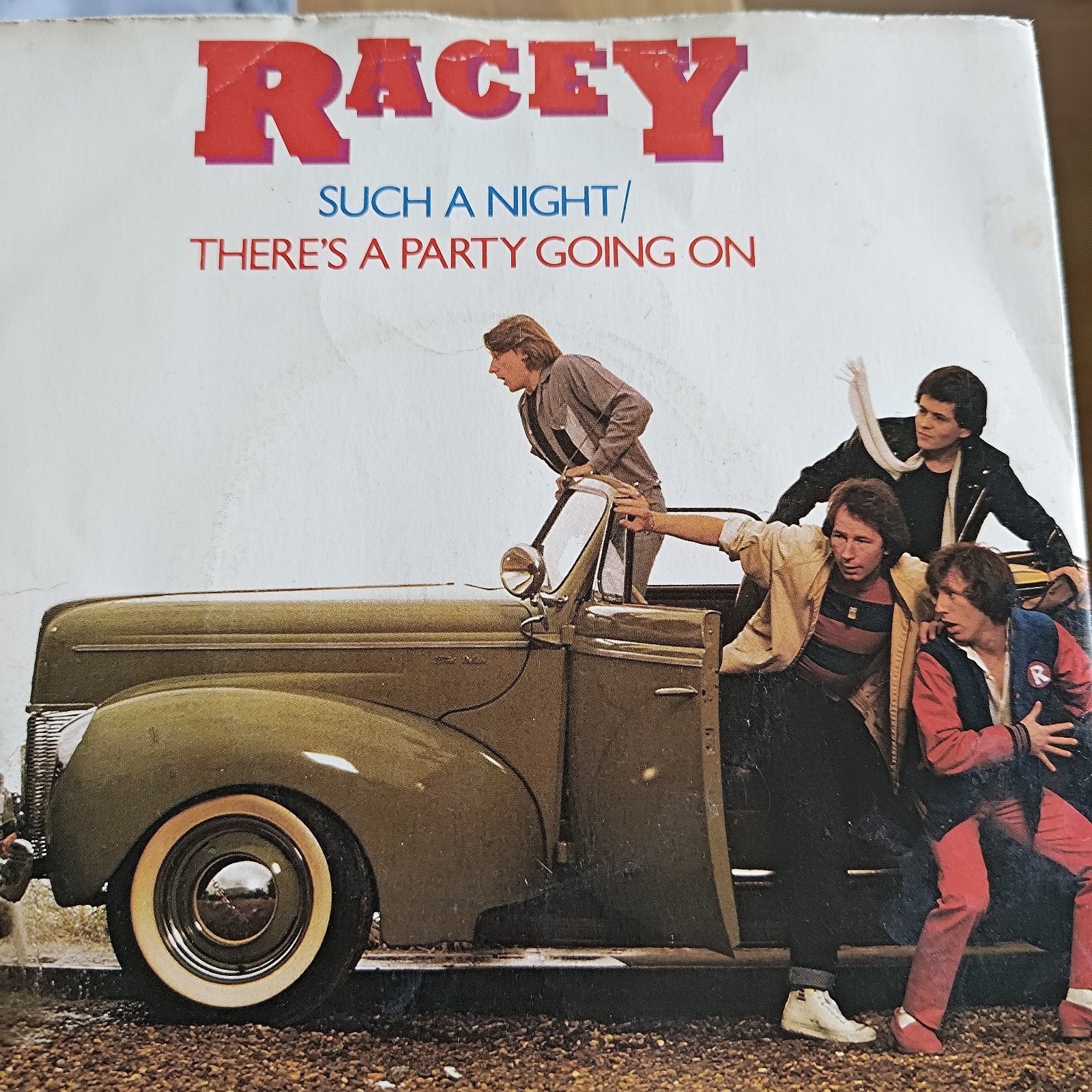 Racey - Such a Night / There's a Party Going On (Single), Gebruikt, 7 inch, Single, Ophalen of Verzenden