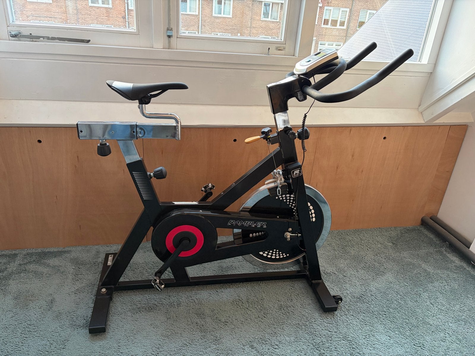Spinningfiets - Fietscomputer defect, Ophalen, Gebruikt, Spinningfiets, Metaal