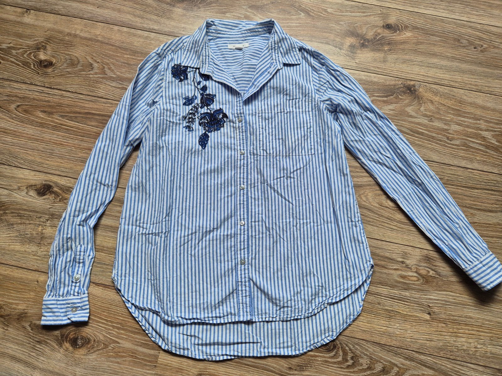 Springfield blouse maat M, Maat 38/40 (M), Blauw, Springfield, Ophalen of Verzenden