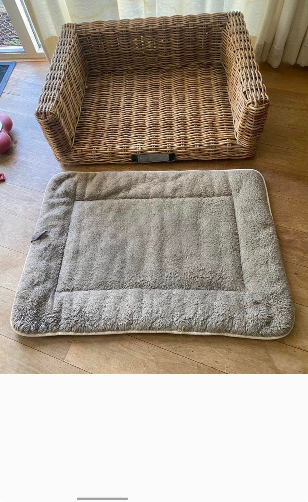 MOOIE HAPPY HOUSE RIETEN HONDENMAND & ACCESSOIRES, Dieren en Toebehoren, Ophalen, Zo goed als nieuw, Riet