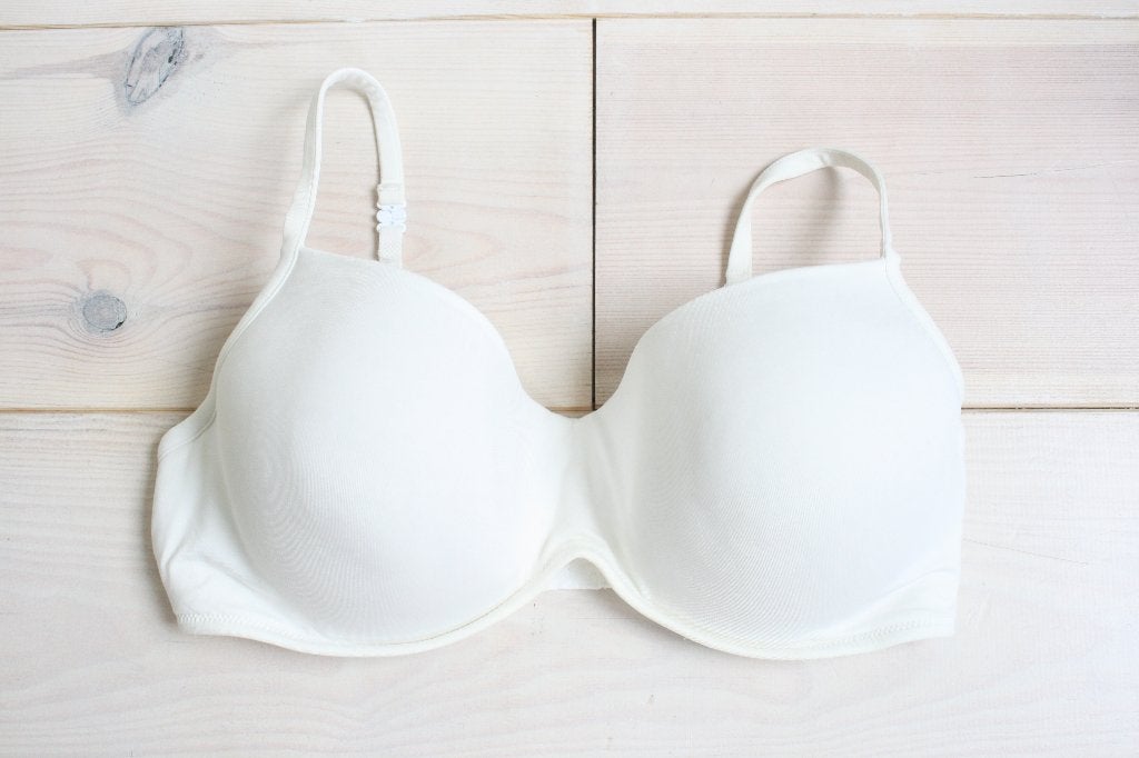 Witte T-shirt BH 80D van Hunkemoller met deelbandjes /halter, Hunkemöller, Verzenden, Wit, BH