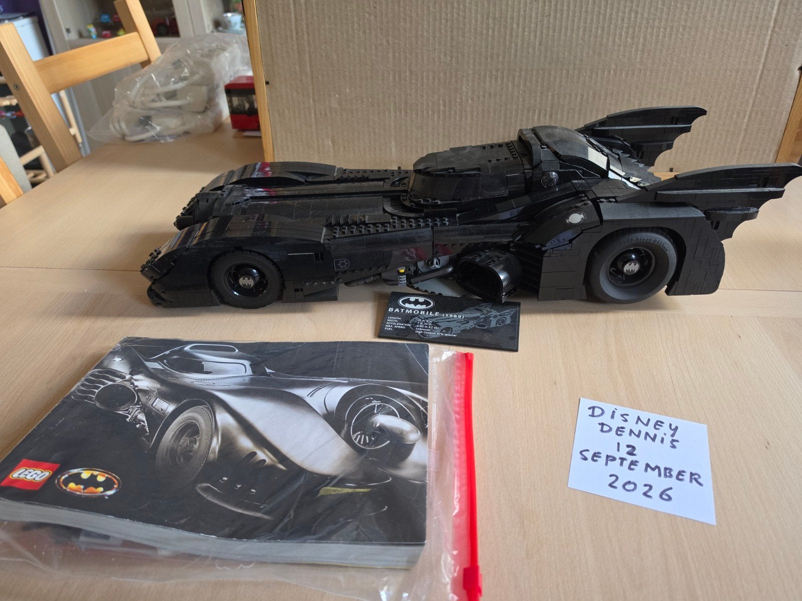 Lego 1989 Batmobile 76139, Kinderen en Baby's, Ophalen of Verzenden