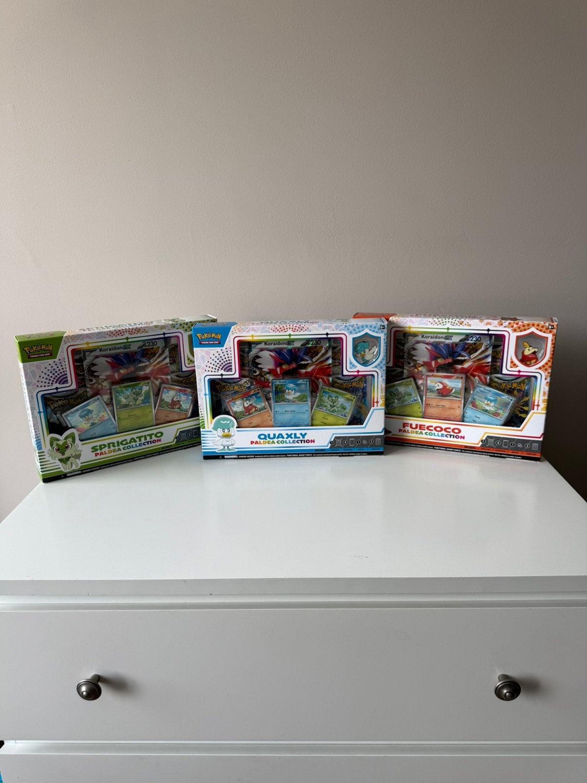 3x Paldea Collection box, Hobby en Vrije tijd, Ophalen of Verzenden, Nieuw