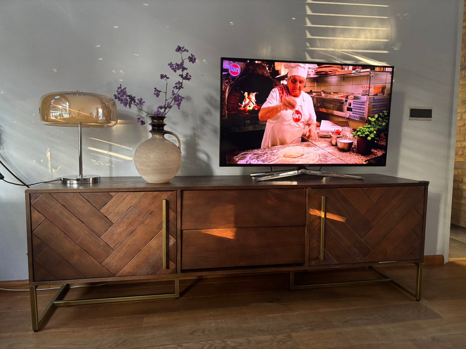 Dutchbone Class dressoir - tv meubel, Ophalen, Gebruikt, 25 tot 50 cm