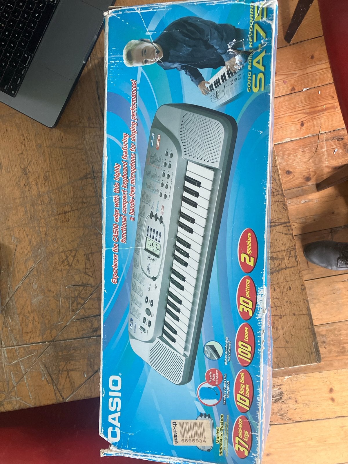 Casio SA-75 Song Bank Keyboard met microfoon, Muziek en Instrumenten, Casio, Buitenissig, Info@buitenissig.nl, Zo goed als nieuw