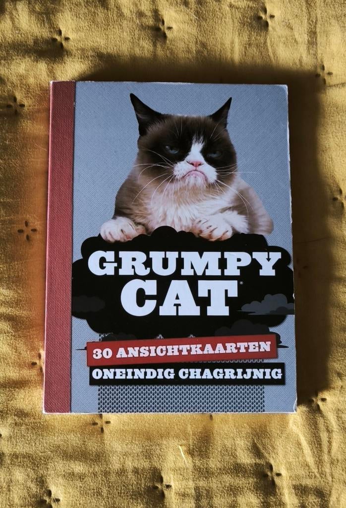 Grumpy Cat - Ansichtkaarten, Ophalen of Verzenden, Hond of Kat