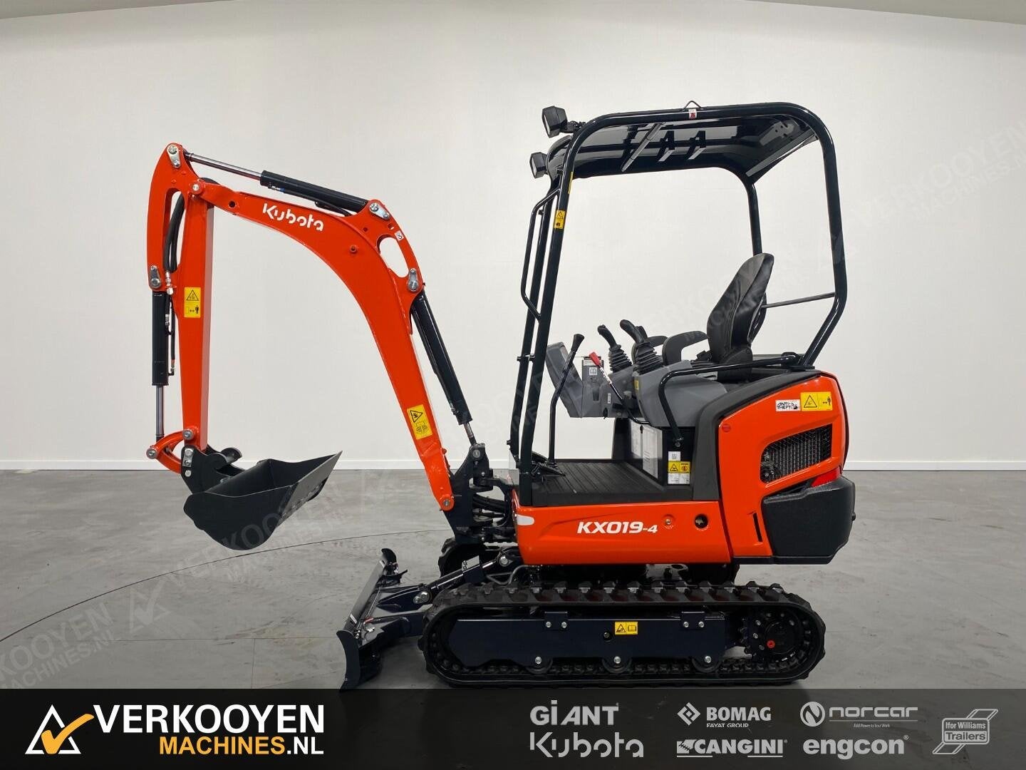 2024 Kubota KX019-4 Canopy VK8986, Zakelijke goederen, Machines en Bouw | Kranen en Graafmachines, Graafmachine