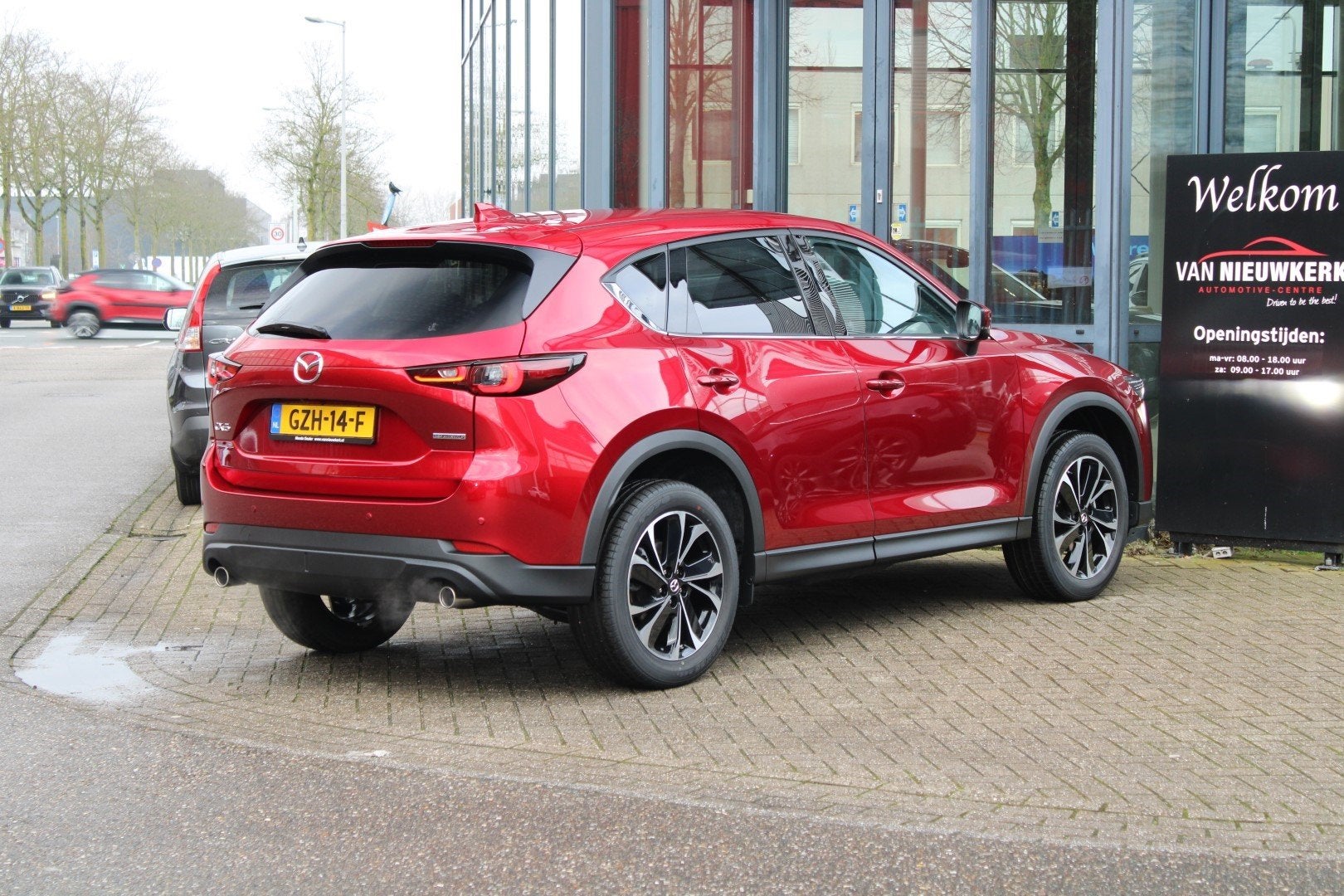 MAZDA Cx-5 2.0 SKYACTIV-G 165pk 2WD Aut Exclusive-Line | Nav, Auto's, Gebruikt, 4 cilinders, Bedrijf, Hybride Elektrisch/Benzine