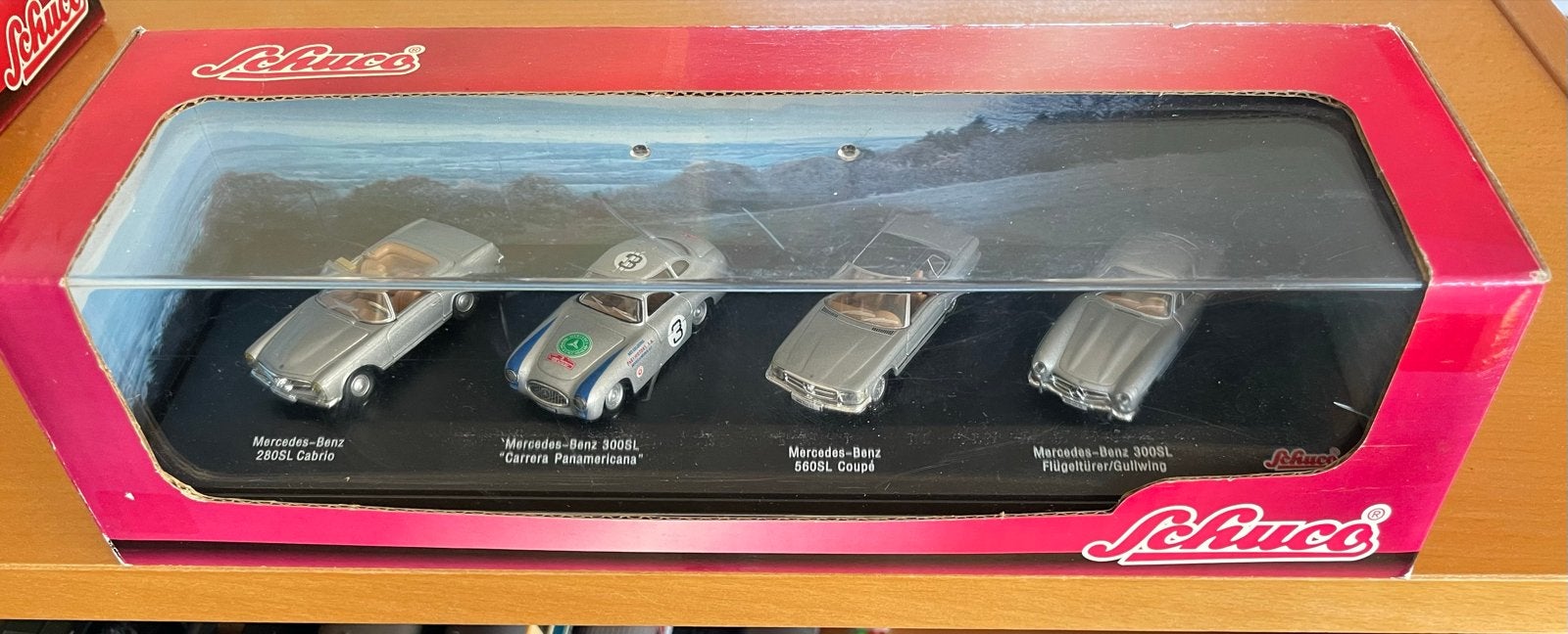 Schuco verzamelaarsset Mercedes modellen (1:72) nieuwstaat, Nieuw, Ophalen of Verzenden, Schuco, Schuco