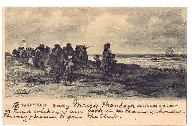 Zandvoort - Stranding, Verzenden, Voor 1920, Gelopen, Noord-Holland