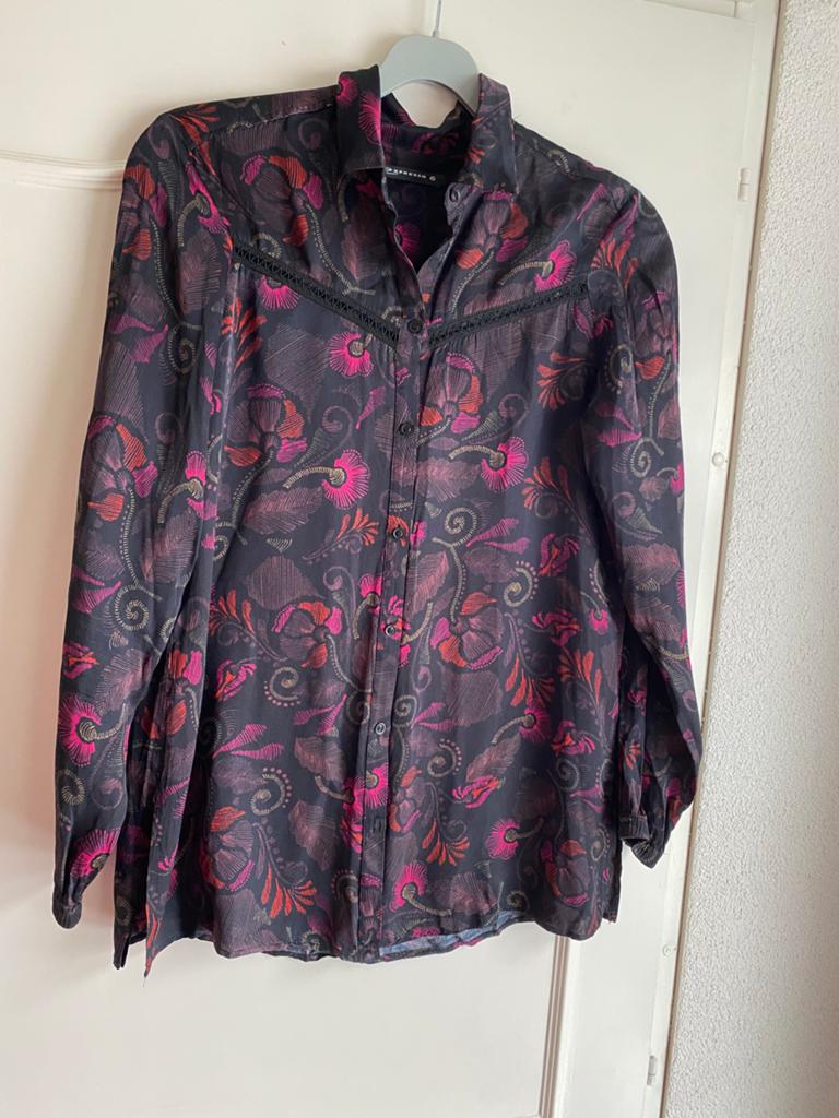 Mooie Expresso blouse met lange mouwen, maat 40, Verzenden, Zo goed als nieuw, Maat 38/40 (M)