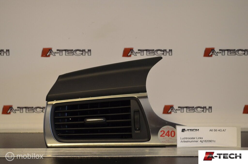 Luchtrooster linksvoor Audi A6 C7 ('11-'18) 4g1820901c, Audi, Gebruikt, Audi, Ophalen of Verzenden