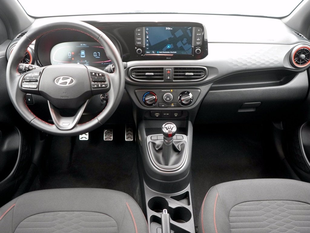 Hyundai i10 1.2 N Line | 4 Cilinder | Private lease 419 per, Auto's, Keurmerk '100% Onderhouden', Dealer onderhouden, Stof, Gebruikt