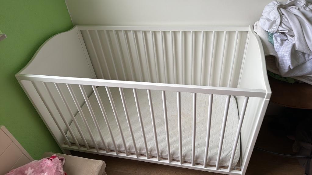 Ledikant Smagora Ikea met Aerosleep Essential matras, Ophalen, Gebruikt, Ledikant