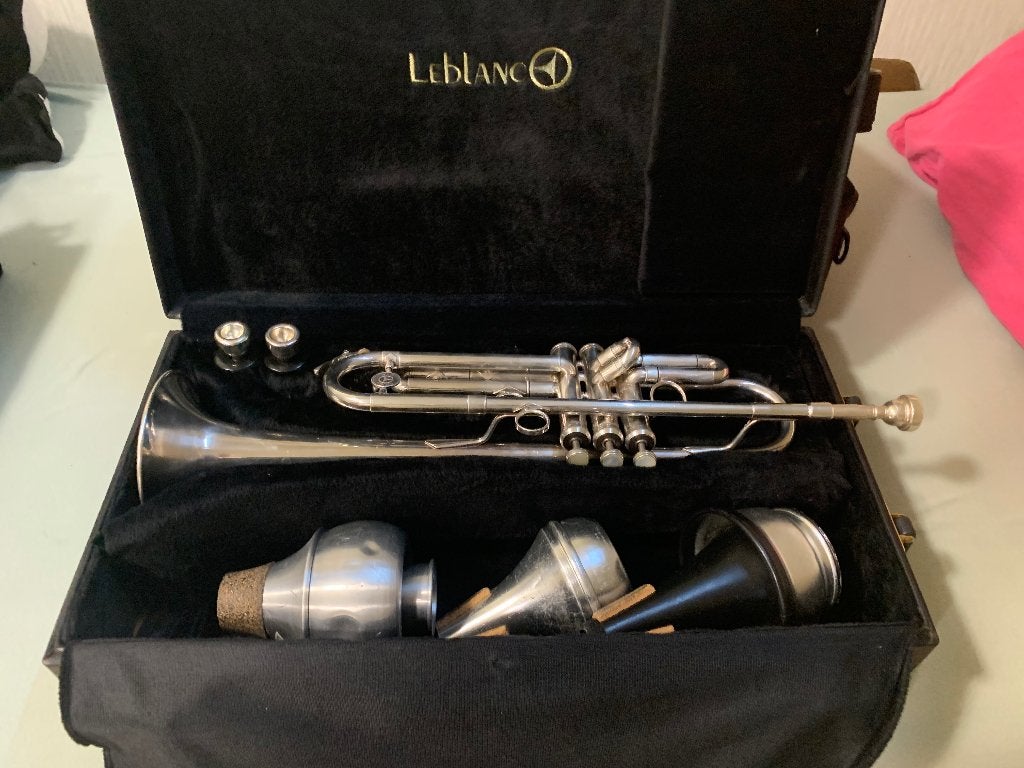Holton by LeBlanc Maynard Ferguson trompet, Muziek en Instrumenten, Ophalen of Verzenden, Gebruikt, Bes-trompet, Met koffer