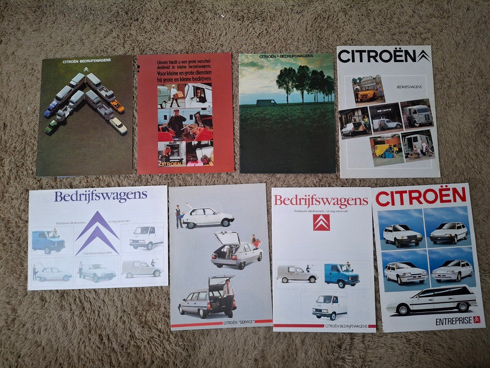 lot autofolders Citroen bedrijfswagens diverse, Boeken, Verzenden, Zo goed als nieuw, Citroën