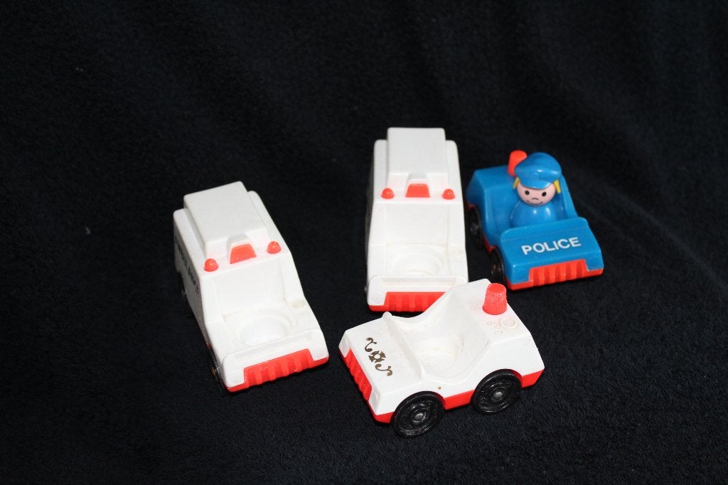 Vintage Fisher Price auto's, Ophalen, Gebruikt, Speelset