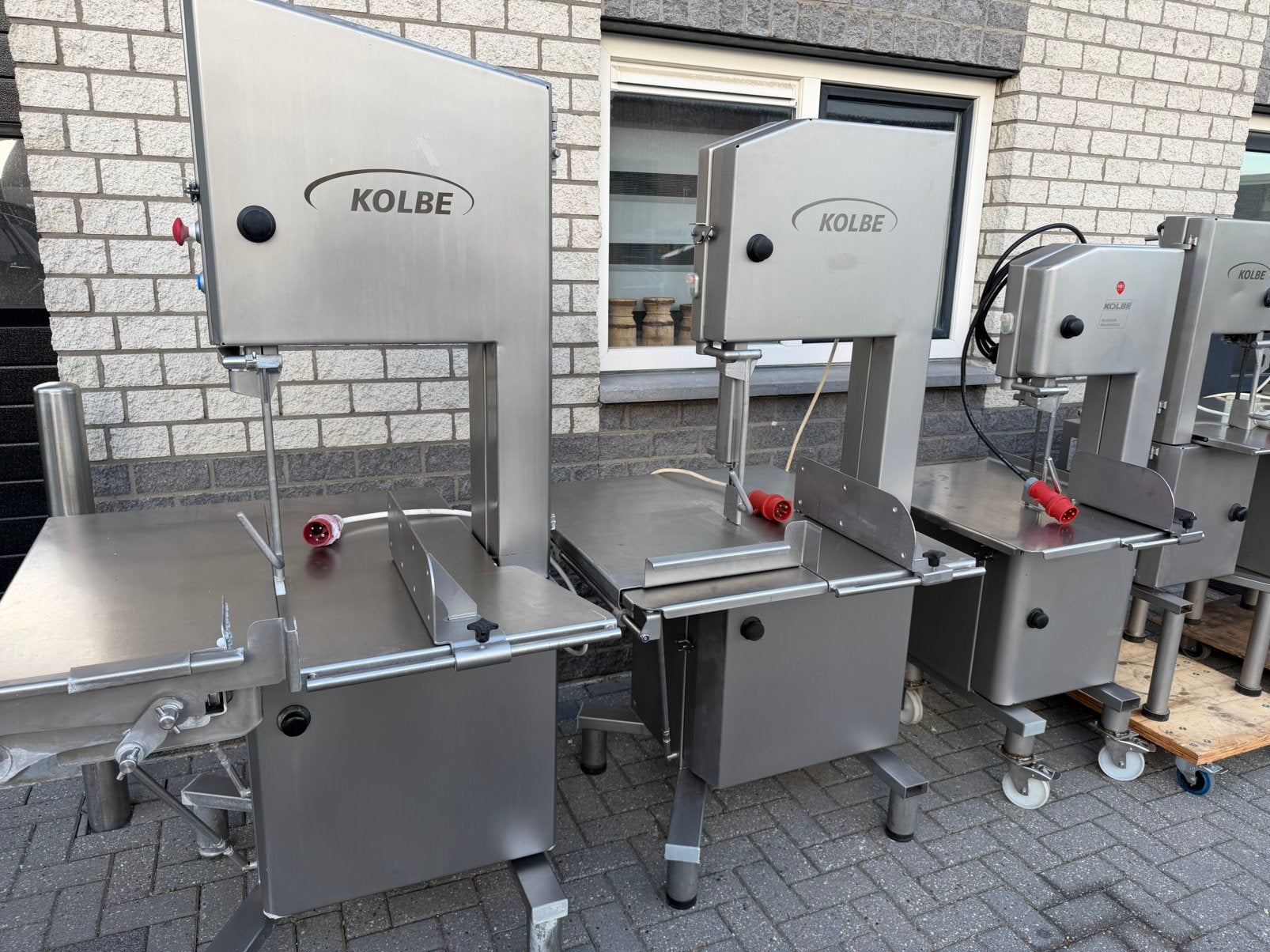Slagerij gehaktmolen mengmachine stopbus lintzaag cutter, Ophalen, Zo goed als nieuw