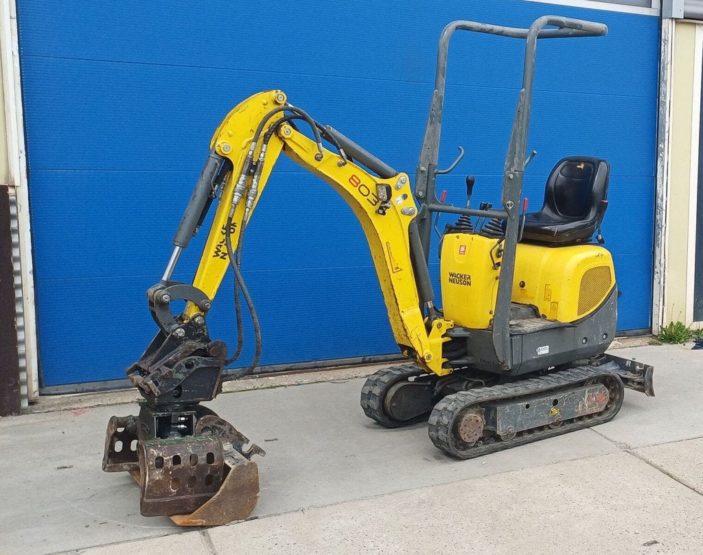 Wacker Neuson 803 mini excavator, Graafmachine