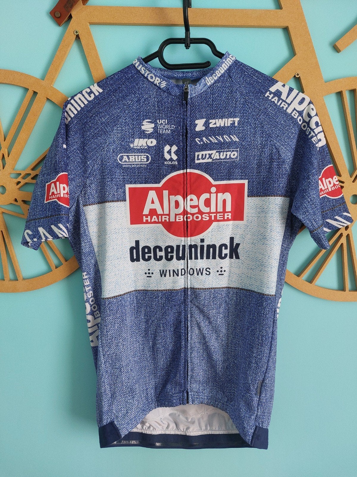 WIELERSHIRT ALPECIN DECEUNINCK, Ophalen of Verzenden, Zo goed als nieuw, Kleding