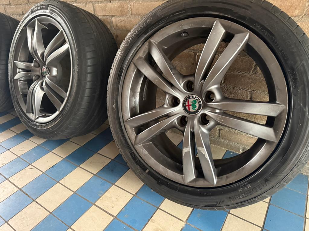 Velgen en Banden 17 inch 5x110 Alfa Romeo Saab Opel Zafia, Ophalen