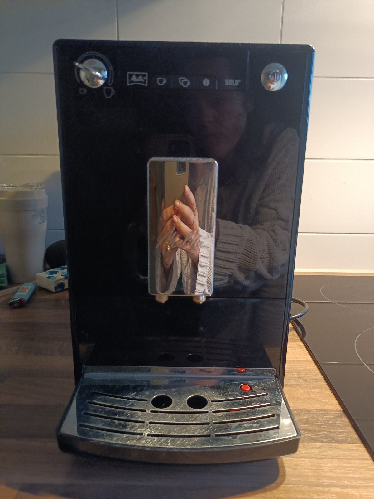 Melitta Solo volautomatische espressomachine, Afneembaar waterreservoir, Gebruikt, Espresso apparaat, 2 tot 4 kopjes