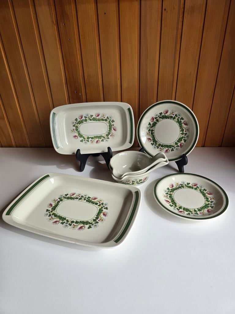 6-delig Servies Figgjo Norway – 'Anitra' (Dekor Rolf), Ophalen of Verzenden